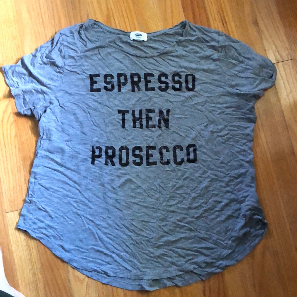 Espresso then Prosecco Graphic Tee